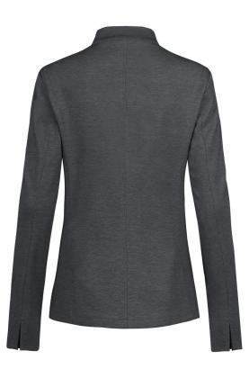 Greiff Damen Blazer Stehkragen Jersey Landhaus 5-Knopf grau