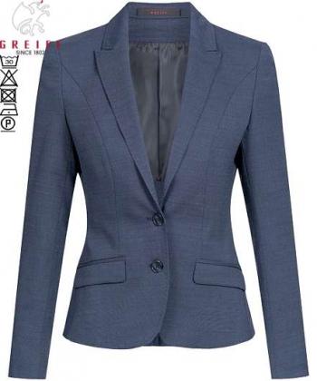 Greiff Blazer Damen Pinpoint marine Modern Slim Fit