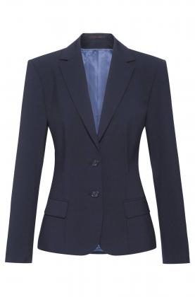 Greiff Blazer Damen marineblau Premium Slim Fit 2-Knopf