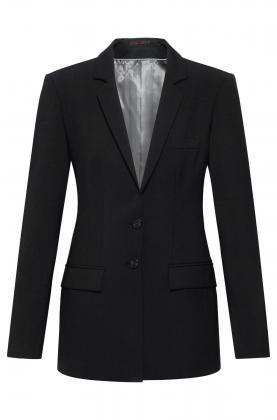 Greiff Damen Blazer anthrazit lang Premium 2-Knopf