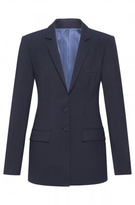 Greiff Damen Blazer lang Premium 2-Knopf marine