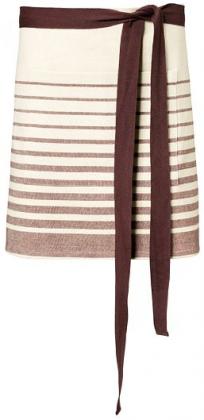 Preview: Vorbinder toffee gestreift Vintagelook