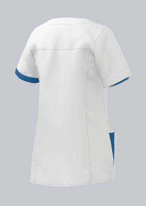 Kasack Damen & Herren kurzarm weiß/farbig