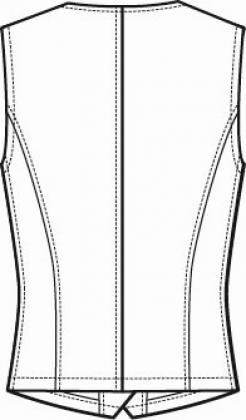 Damen Jersey-Weste glencheck Greiff Casual