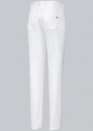 5-Pocket-Röhren-Jeans Damen weiß Stretch