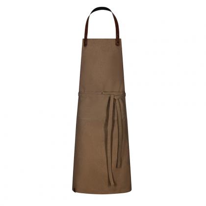 Latzschürze mit Tasche Canvas washed