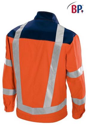 Warnschutzjacke orange/dunkelblau a