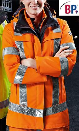 Warnschutzjacke Damen orange Wetterschutzjacke