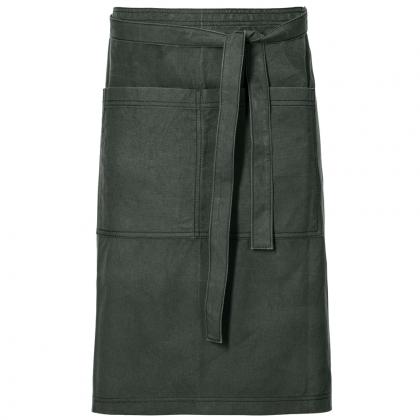 Preview: Vorbinder Derby gewachst B 70 x L 75cm EINZELN flaschnegrün