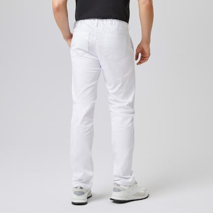 Herren Arbeitshose weiß 5-Pocket-Jeans
