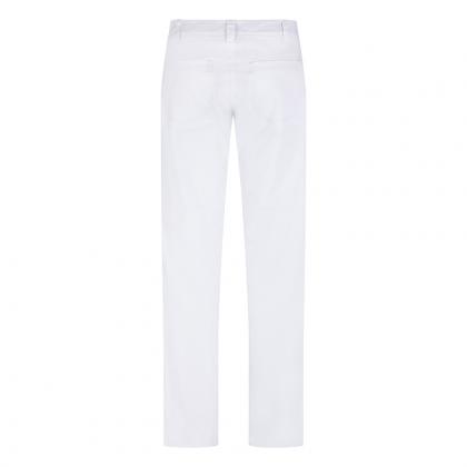 Arbeitshose Damen weiß 5-Pocket-Jeans