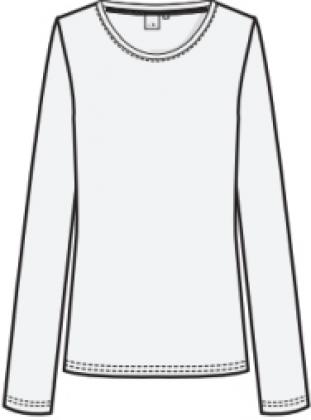 Greiff Damen-Shirt langarm Rundhals Stretch