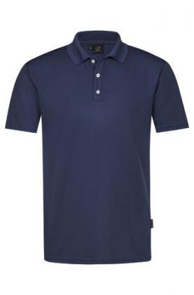 Greiff Poloshirt Herren marineblau kurzarm