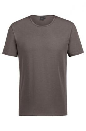 Greiff Herren T-Shirt taupe kurzarm Stretch
