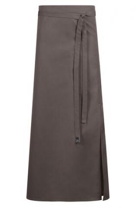 Preview: Bistro Schürze Gehschlitz links ca. 100x100cm schwarz oder taupe