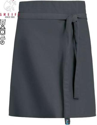 Preview: Greiff Vorbinder anthrazit kurz Gastronomie