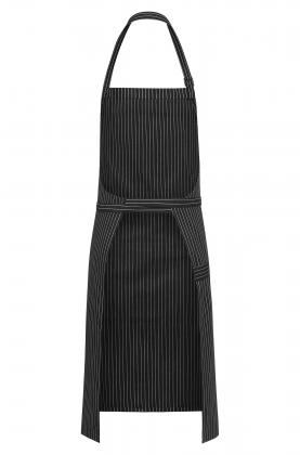 Preview: Greiff Latzschürze schwarz Gastronomie, 77x100cm, EINZELN