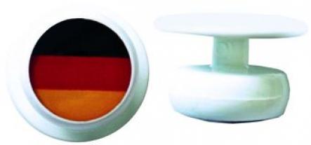 Kugelknöpfe Kochknöpfe weiß mit Deutschland