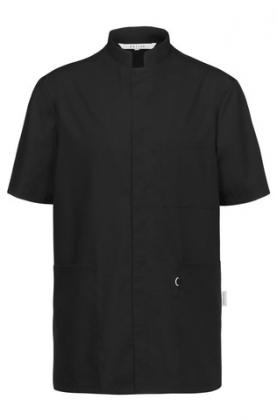 Kasack Stehkragen unisex Kasack Lyocell-Gewebe