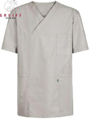 Preview: Schlupfkasack unisex Kasack lichtgrau Pflege & Medizin