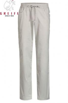 Preview: Schlupfhose lichtgrau unisex mit Tunnelzug