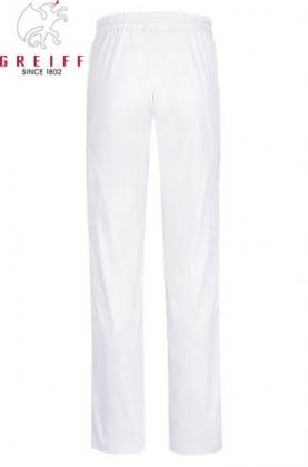 Rückseite Schlupfhose weiß unisex mit Tunnelzug