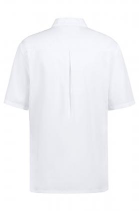 Kochjacke Kochshirt weiß kurzarm Jerseyeinsatz Greiff