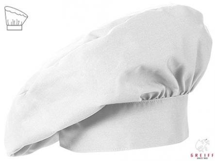 5x Kochmütze Weiß Schwarz Kochhut Kopfbedeckung Kochhut Schirmmütze Bäckermütze 