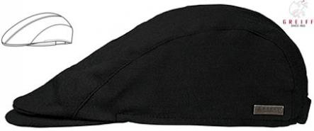Schieber-Mütze schwarz EINZELN