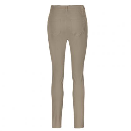 Arbeitshose Damen 5 Pocket Skinny Jeans beige Stretch