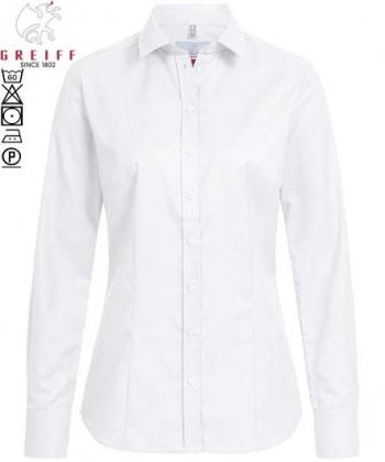 Damen Bluse weiß langarm Greiff MODERN