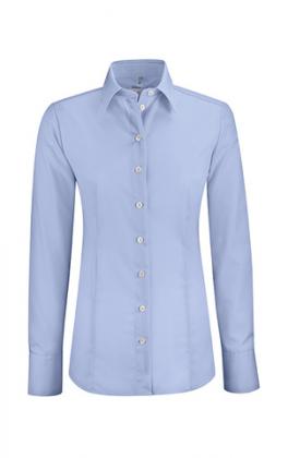 Damen Bluse bleu Greiff Leasing langarm Regular Fit