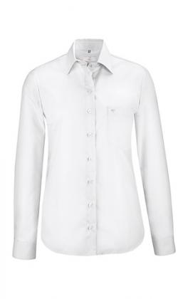 Damen Bluse weiß Greiff Leasing langarm Comfort Fit