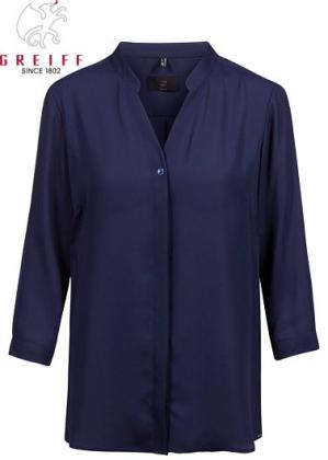 Preview: Damen Chiffon Bluse Greiff 3/4-Arm Regular Fit