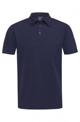 Greiff Poloshirt Herren marineblau kurzarm