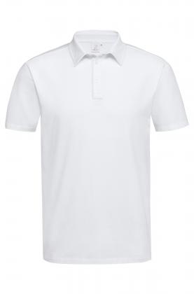 Greiff Poloshirt Herren weiß kurzarm