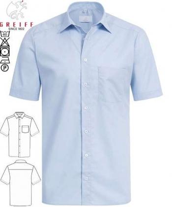 Berufsbekleidung Herren-Hemd, 1/2 Arm, Basic, Regular Fit, farbigc