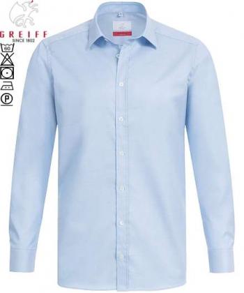 Preview: Herren Hemd bleu langarm Greiff MODERN