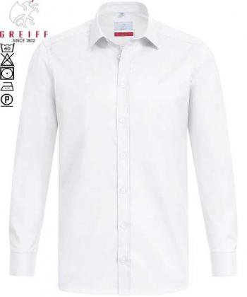 Preview: ^Herren Hemd weiss langarm Greiff MODERN