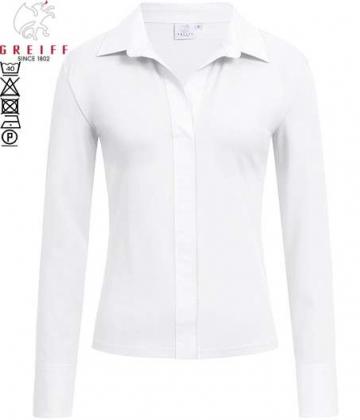 Greiff Damen-Shirtbluse weiß langarm