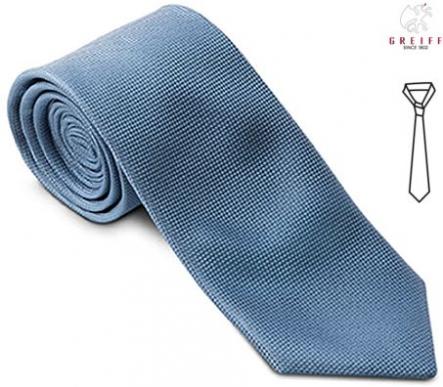 Greiff Krawatte uni blau