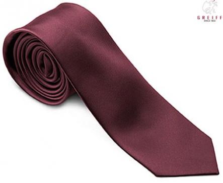 Greiff Krawatte bordeaux Slimline