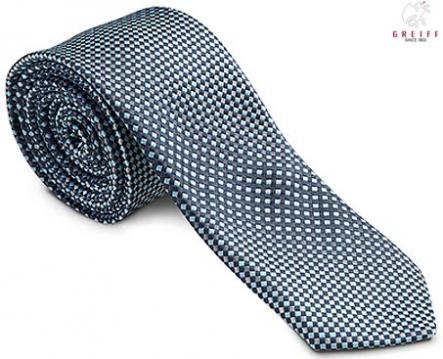 Preview: Greiff Krawatte, gemustert, Slimline
