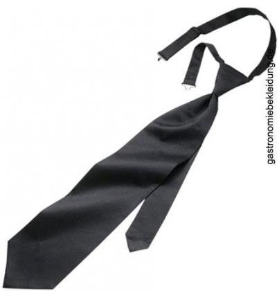Krawatte schwarz mit Knoten