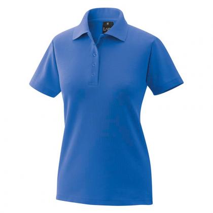 Poloshirt königsblau Damen Stretch kurzarm