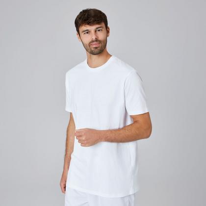 T-Shirt, unisex, weiß, einzeln