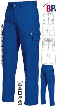 BP® Arbeitshose Cargohose königsblau Kniepolstertaschen