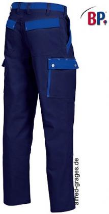 BP® Arbeitshose Bundhose dunkelblau/königsblau Kniepolstertaschen