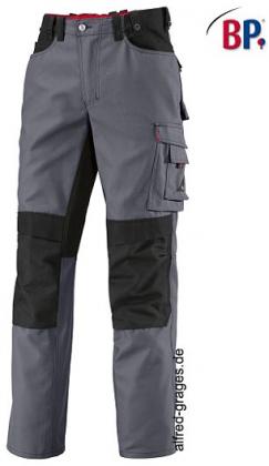 Preview: BP® Arbeitshose mit Hammerschlaufe & Knieschutz grau
