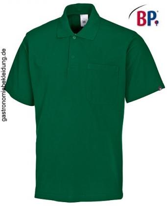 BP® Poloshirt Damen & Herren kurzarm grün